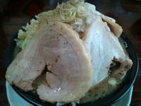 「野菜らーめん並盛 チャーシュー（一枚）x2 ニンニク」@麺屋 一心の写真