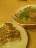 「こってりラーメン&餃子」@天下一品 八幡山店の写真