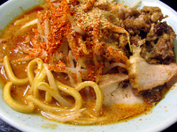 「担々ラブメン（小・唐辛子）@750」@ラブメン 楽々の写真