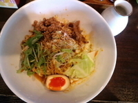 「汁なし坦々麺」@麺屋 無尽蔵の写真