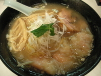 「海老ワンタン麺」@麺 逸九の写真