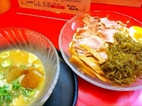 「冷やしめかぶつけ麺<8月限定>」@ラーメン たんろん 本店の写真