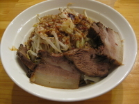 「森三郎 チャーシュー増し+野菜増し」@幻の中華そば加藤屋 にぼ次朗の写真