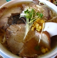 「塩チャ-シュー麺780円+餃子3個290円」@香月の写真