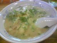 「ラーメン+ライス+生ビール」@博多ラーメン ばりこての写真