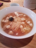 「つみれそば」@支那そば 一本気の写真