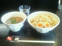 「味玉つけめん（黒） 中盛り」@麺屋とがしの写真