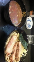 「豚骨つけ麺+肉増し」@無鉄砲 つけ麺 無極の写真