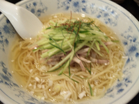 「冷や塩ラーメン（限定）」@大勝軒 まるいち 新宿店の写真