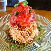 「トマトの冷た～いめん（季節限定）」@ラーメン厨房つきまるの写真