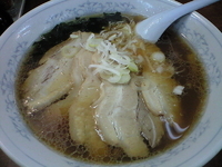 「チャーシューめん（820円）+半チャーハン（120円）」@会津喜多方らーめん 六供店の写真