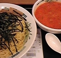 「ピリ辛つけ麺（490円）」@中華食堂 日高屋 越谷駅前店の写真