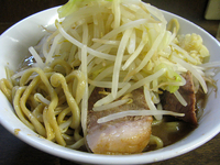 「蓮エビ小らーめん（ニンニクヤサイ）@900」@蓮爾 さんこま店の写真