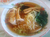 「餃子ラーメン（550円）」@かどや食堂の写真