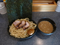 「特製バカつけ麺（無料で大盛り）極太麺」@麺バカ息子の写真