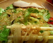 「サラダラーメン（ごまドレ） 730円」@天下一品 イオン土浦SC店の写真