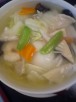 「五目湯麺・塩」@中国料理 知味采の写真