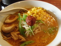 「みそ姫（800円）+味玉（0円）+コーン（0円）」@らーめん一会の写真