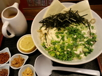 「塩チーズそば 650円（極太麺に変更）」@丸直の写真