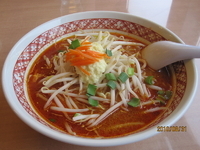 「辛みそラーメン+ニンニク」@ラーメンめん丸 上尾上店の写真