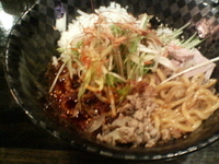 「冷し汁無し坦々ビビン麺（8月限定/1日限定15時以降10食）」@麺喰屋 澤 水天宮本店の写真