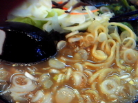 「ラーメン味濃い目 油少な目」@環2家の写真