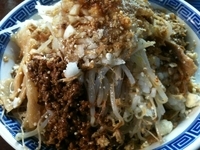 「まぜそば800円」@匠神角ふじ 柏店の写真