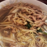 「肉細切りソバ」@鶏舎の写真