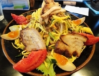 「三笑流冷し中華+切落し焼豚 【880円+100円】」@麺や三笑 はじめの写真