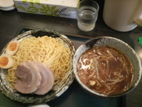 「特製つけめん・大盛+野菜（もやし）」@菜な笑の写真