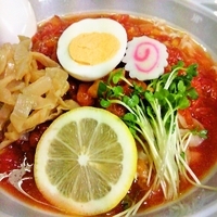 「つめたいとまとラーメン」@ラーメン工房 若草の写真