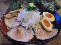 「特製ガメラ 950円 大盛り（2玉） 100円」@らーめん 福たけ 桜木本店の写真