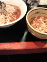 「つけ麺冷やし（甘辛）」@激辛拉麺 鷹の爪の写真