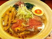 「魚元素らーめん（塩） 大盛」@麺元素の写真