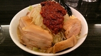 「親方らーめん（野菜増し、にんにく）+肉増し」@三代目 豚の親方! 総本店の写真