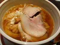 「魚薫、白中華そば（限定） 770円」@麺肴 ひづきの写真