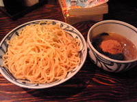 「魚介醤油つけ麺（大盛り）+ライスサービス」@麺工房 じゃんの写真