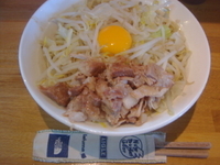 「油そば（ニンニク無し）」@ラーメン髭の写真