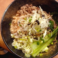 「伝統汁無し坦々麺 780円（できるだけ辛くなく!）」@らぁめん居酒屋 北斗辛軒の写真