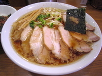 「醤油チャーシューめん 大盛（Bセット）」@らーめん雅ノ屋の写真