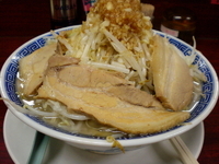 「ふじ麺 680円 大盛 100円 小ブタ 150円」@明神角ふじの写真