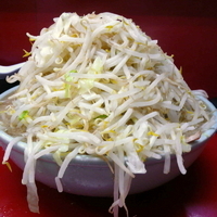 「男盛り 大ラーメン 800円（ヤサイマシマシ・スマイル・ニンニク」@ラーメン二郎 京急川崎店の写真