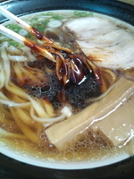 「なにわブラック 太麺」@金久右衛門 本店の写真