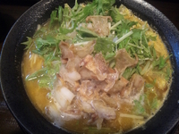 「はりはり（醤油）（730円）+かす（200円）」@麺匠 ふくふく丸の写真