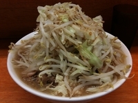 「小ぶた増し750円 （ニンニク・ヤサイちょい増し）」@ラーメン二郎 立川店の写真