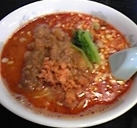 「カレー担々麺（750円）」@桃天花の写真