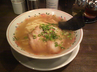 「伽哩ライスセット（潮ソバ+伽哩ライス[小]￥900）」@中華そば キリン食堂の写真