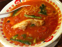 「太陽のラーメン（730円）」@太陽のトマト麺 豊洲店の写真