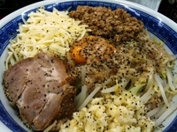 「汁なし（にんにく）」@らーめん豚喜 川口店の写真