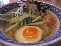 「冷や塩とりそば」@らーめん がんちゃの写真